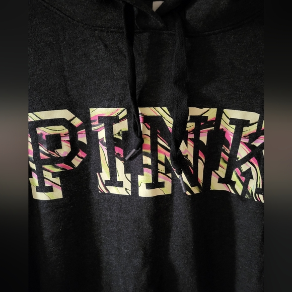 Vs pink campus hoodie size medium. NWOT. - Picture 4 of 11
